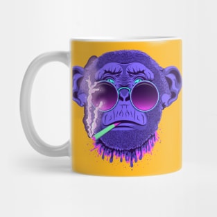 Monkey smoking cigarettes Mug